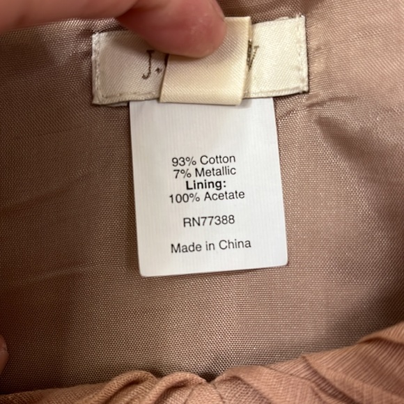 J.Crew Blush Pink Crinkled Cotton Vivette Dress 4 - Picture 6 of 10